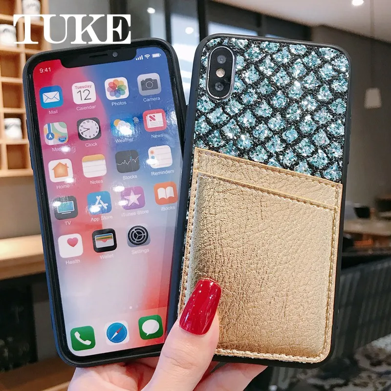 

For OPPO R11 R11S R15 R17 Plus Realme 3 X Pro Reno Z 10X Fashion Card Package Diamond Phone Case Mirror Phone Case Back Cover