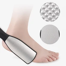 

Stainless Steel Dead Skin Scrub Plate Dual Sided Foot File Heel Grater Feet Rasp Callus Remover Pedicure Manicure Nail Tools