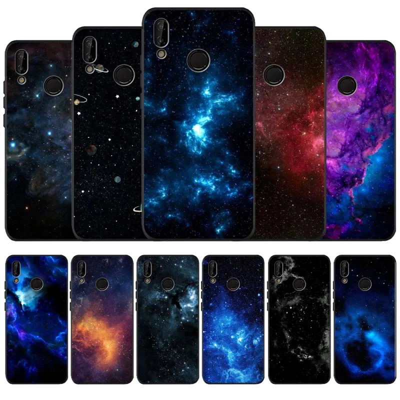 Черный силиконовый мягкий чехол для Huawei P40 P30 P20 Lite Pro P smart 2019 Mate 10 20 30 40 | Мобильные