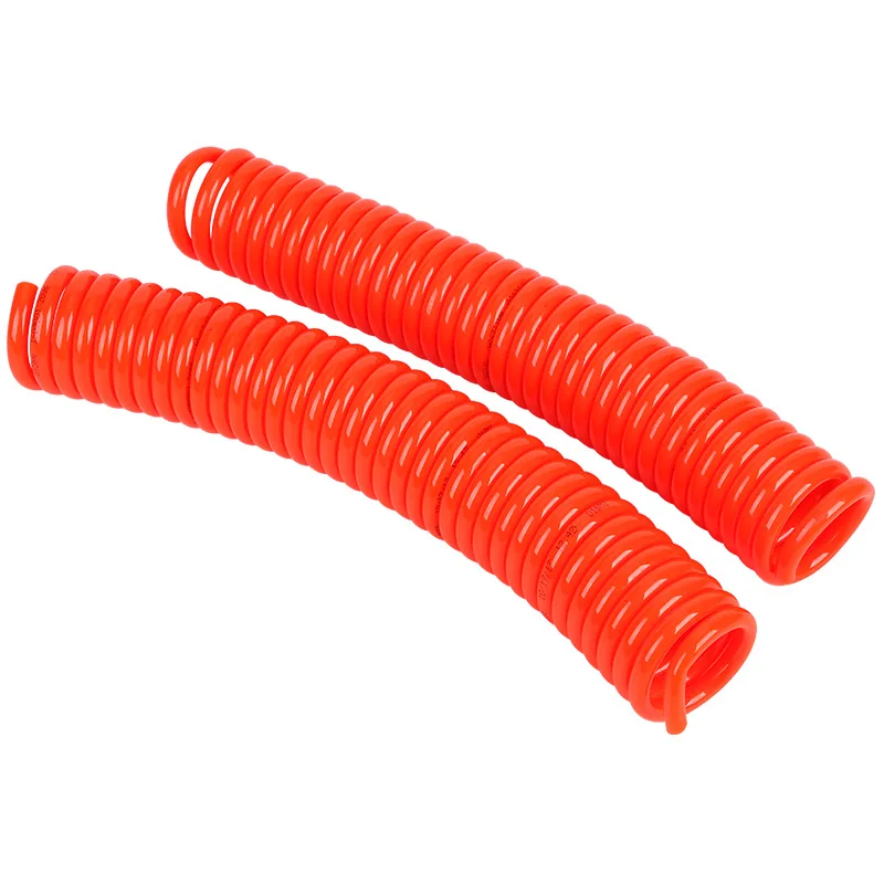 3 Meters 10mm(OD) x 6.5mm(ID) Flexible PU Recoil Pipe Hose OD 10mm ID 6.5mm Tube Spiral Air for Compressor | Обустройство дома