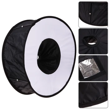

Portable Round Softbox Folding Collapsible Flash Light Diffuser Photography Studio Lighting Modifier For Camera LED Light Panel