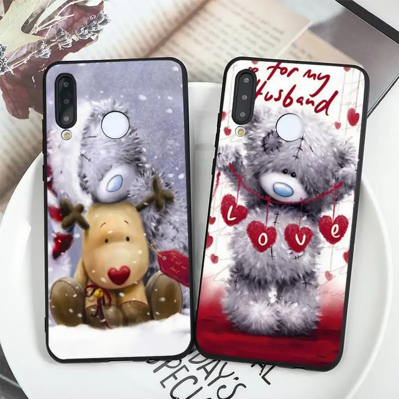 

Cute Merry Christmas Deer bear Phone Case For Huawei Enjoy 7 7s 8 8e 9 9e 10 plus P8lite 2017 Honor 5a view9 play 3e