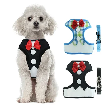 

25PCS / LOT New Cat Leash Vest Style Cat Leash Formal Dress Chest Straps Cat Traction Rope