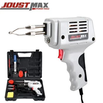 Online JOSTMAX Multi-Function Welding Gun Fixed Double Tube Soldering Iron Head Heating Soldering Iron Welding Tool Tools Mini Rapid