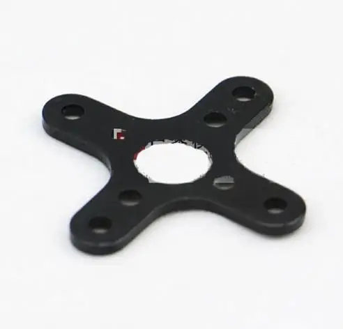 4pcs/lot Aluminum XXD 2204 2212 2208 2216 2218 22 Brushless Outrunner Motor Mount X type Cross holder - Цвет: Черный