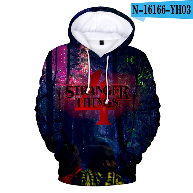 2021 Stranger Things Season 4 3D Men Hoodie Pullovers Sweatshirts  Men/Women/Children Fashion Casual Pullover Stranger Things 4 T - AliExpress
