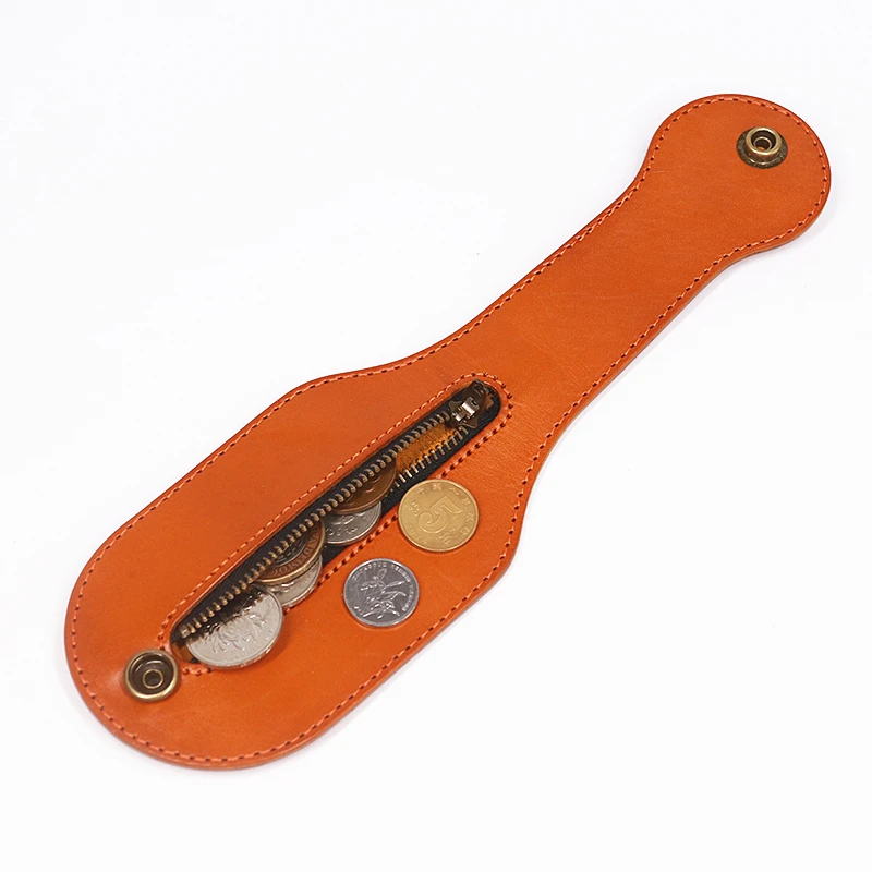 Genuine Leather Coin Purse Boston Leather Sap Slap Racket Jacksap