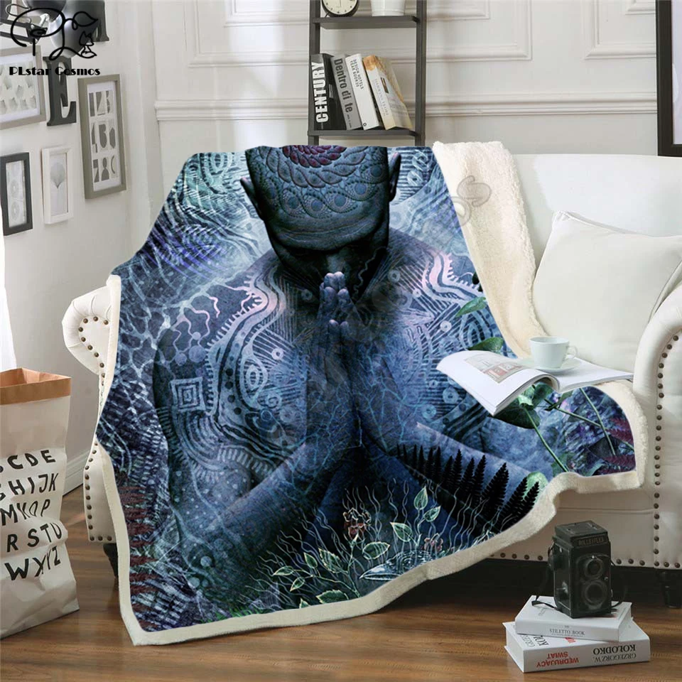 

Gratitude For The Earth and Sky Fleece Blanket Plush 3d Printed for Adults Sofa Sherpa Fleece Bedspread Wrap Throw Blanket