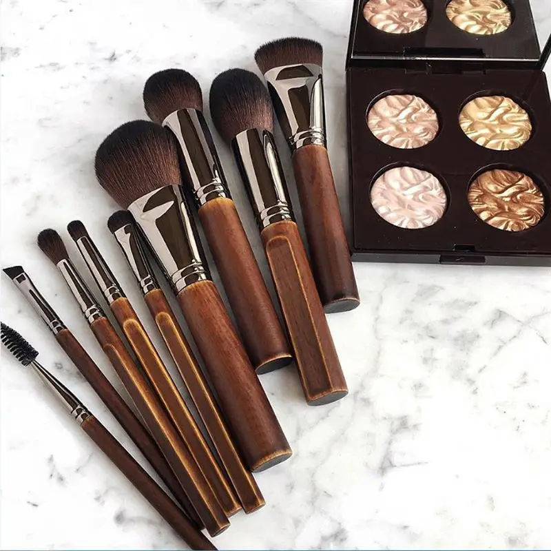

9pcs Makeup Brushes for Foundation Concealer Powder Blusher Eyebow for Starter