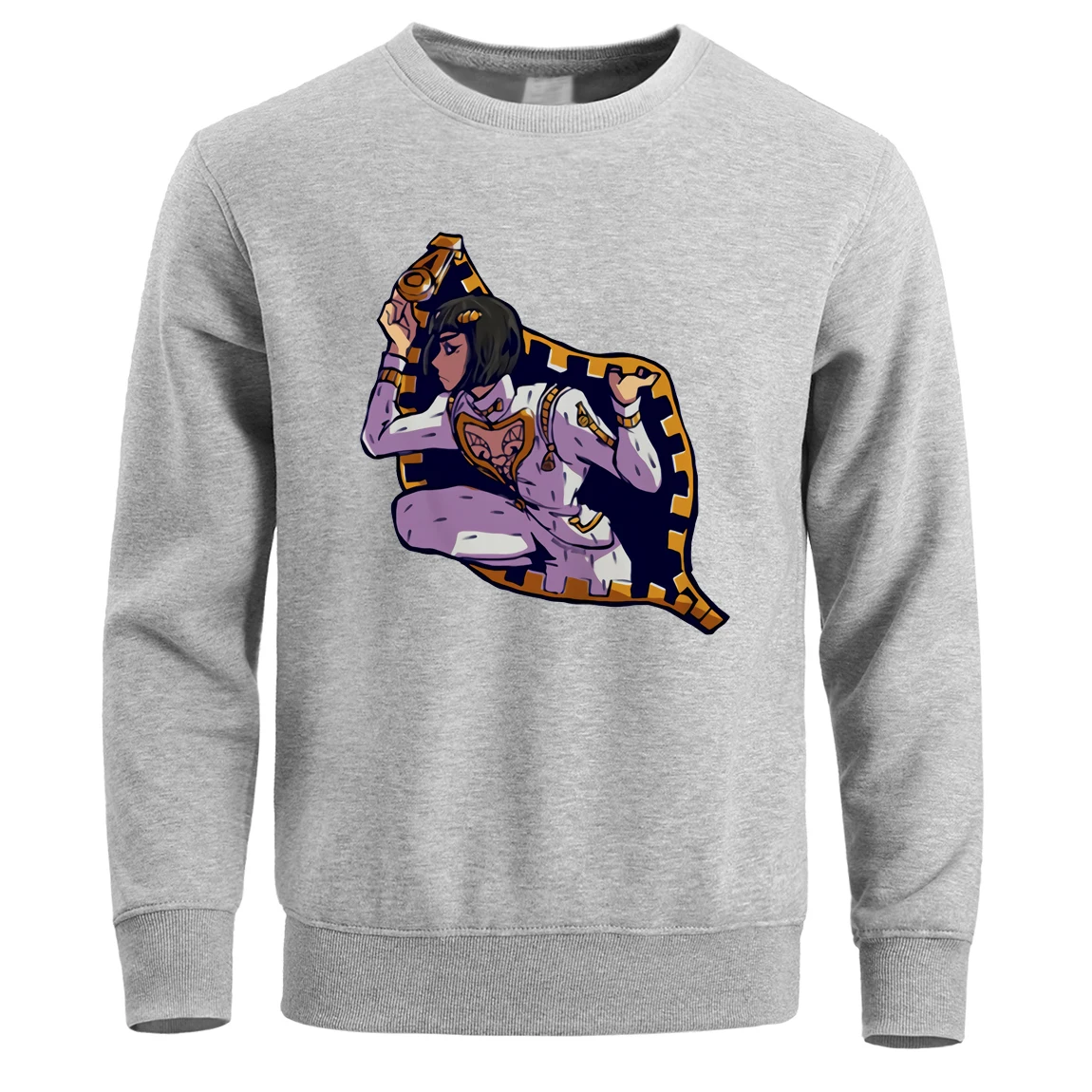 

Jojo Bizarre Adventure Sweatshirt Hoodies Men Jojos Pullover Hoodie Sweatshirts Winter Fleece Warm Hoody Streetwear Crewneck