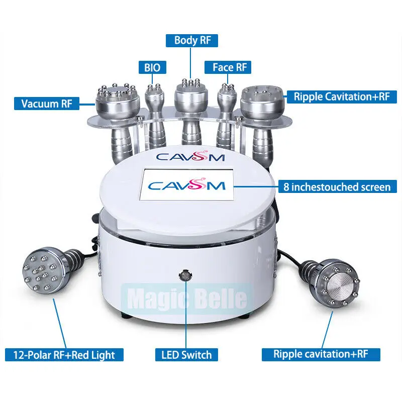 High Quality 7 In 1 25K RF Radio Frequency Vaccum Cavitation Body Slimming Skin Tightening Beauty Machine for Sale