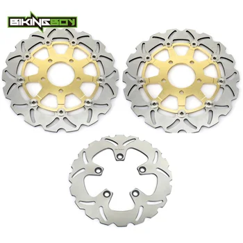 

BIKINGBOY For SUZUKI GSF 650 Bandit / S 2005-2006 GSX 600 F Katana 03-06 GSX 750 F 04-06 Front Rear Brake Discs Disks Rotors