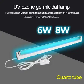 

8W 6W UV Sterilization Lamp T5 Tube UVC Sterilizer Kill Dust Mite Eliminator UV quartz Disinfection lamp For Hospital