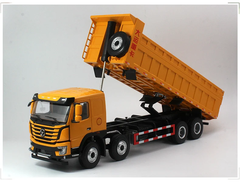 Изысканный большой масштаб Dayun N8V самосвал Модель, 1:24 цинковый сплав тяжелых самосвал Модель для коллекции, подарок