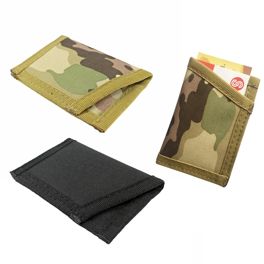 

Outdoor Change Documents Card Holder Storage Cover Army Fans Tactical Card Clamp Portable Wallet Camouflage Tactical Wallet