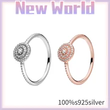 

925 Sterling pandora Silver Ring Shiny Elegant Crown Personality Women Suitable For Original Women'S Party Party Gifts