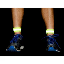 Спорт на открытом воздухе велосипед ночной бег велосипед безопасность отражательная полоса на руку ремень светоотражающий материал ремень