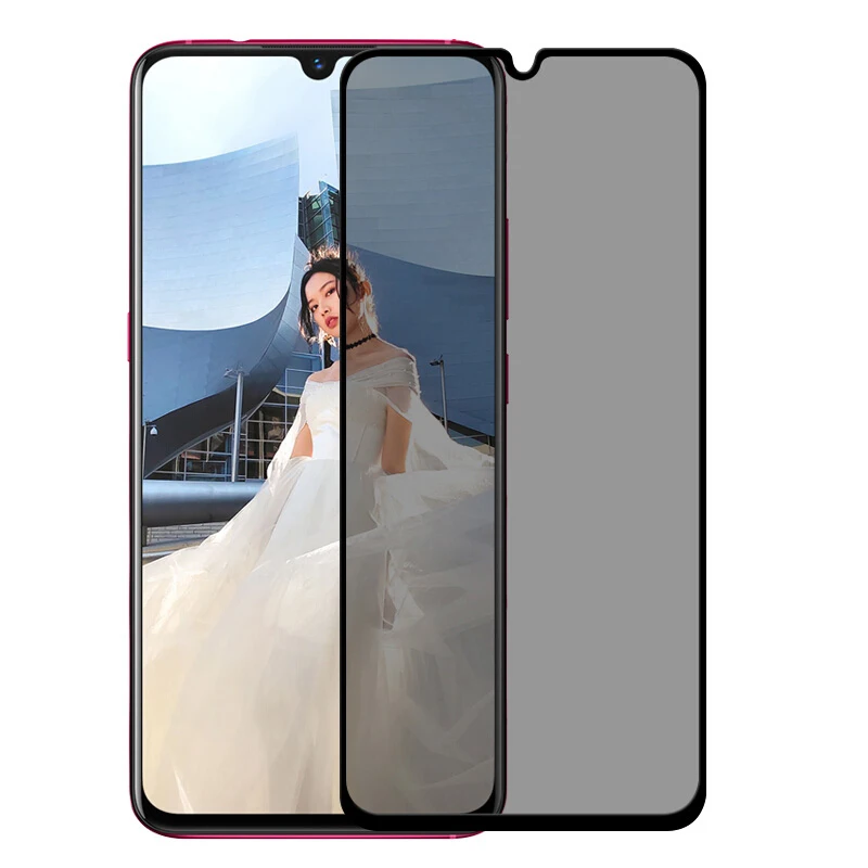 

Realme X Glass Privacy Film For Oppo Reno F9 F11 Pro Realme 3 Pro Glass Screen Protector Z A9 10x zoom A7X Safety Tempered Glass