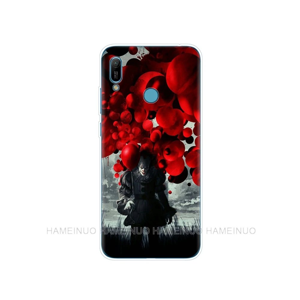 Силиконовый чехол для телефона huawei Y5 Y6 Y7 Y9 PRO PRIME honor 8s 8a 20 LITE PRO 10i view 20 V20 coque The Clown Horror IT