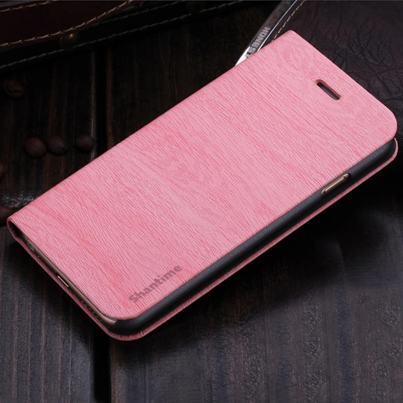 Pink Деревянные зерна из искусственной кожи чехол для телефона чехол для Elephone U Pro флип чехол для Elephone U Pro Бизнес Бумажник Чехол Мягкий силиконовый чехол на заднюю панель - Цвет: Pink