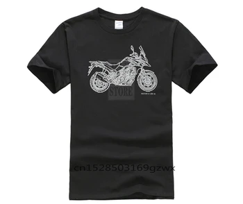 

Trendy Creative Graphic T shirt Top V Strom Motorbike Suzuki Art Clothes Popular Crewneck Men's 100% Cotton T Shirt Popular