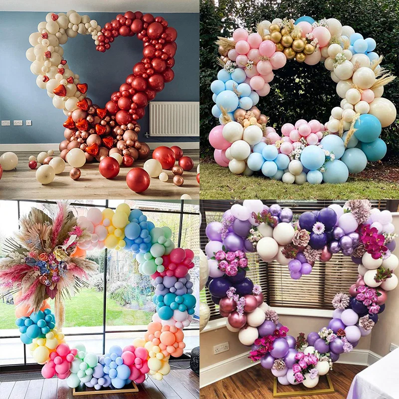 PVC Ring Balloon Arch DIY Wreath Frame Background Holder Circle Balloon  Stands