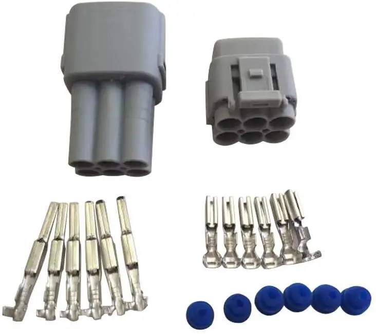 100 компл./лот 6 Pin 6 Way MT090 провод Жгут Авто герметичный Мужской и Женский Разъем 6187-6561 6180-6771