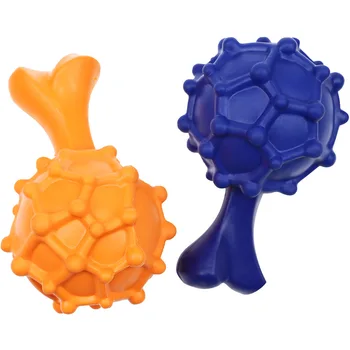 

New Pet Toy Rubber Molar Tooth Cleaning Bone Dog Toy Bite Resistant Vocal Dog Toy