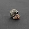 Mask Skull Brass Knife Beads Carving Brass Skull Lanyard Bead Paracord Pendant Keychain DIY Pendant ► Photo 1/6