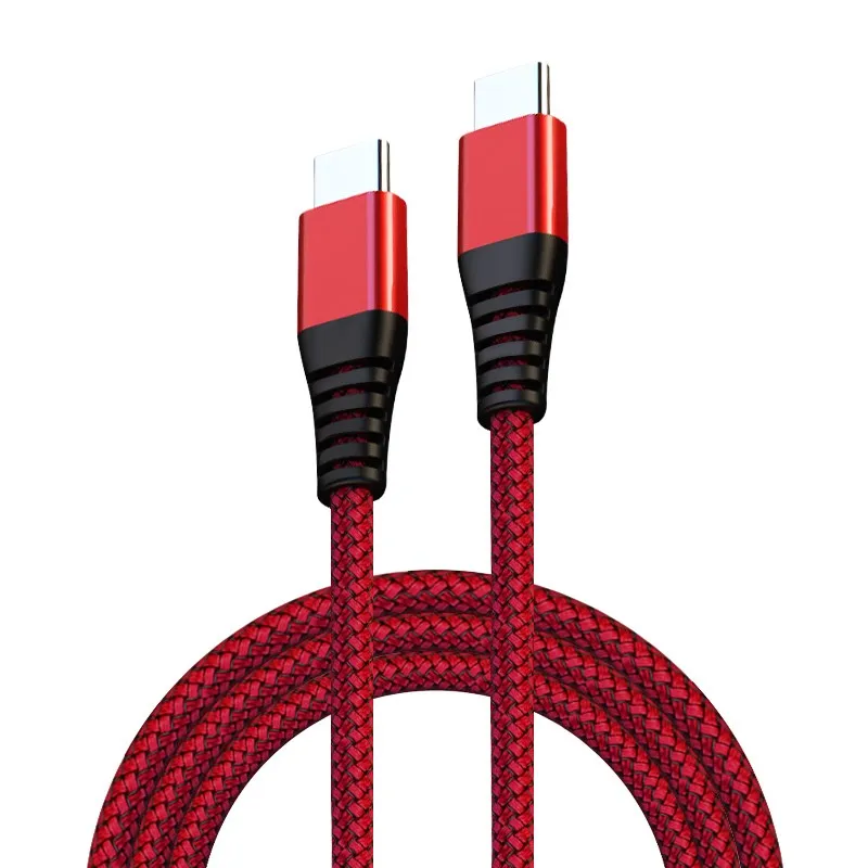 Red Кабель usb type-C 1,2 м для samsung S8 S9 PD 60 Вт, быстрая зарядка 4,0, кабель type-C для Redmi K20 Note 7 Pro - Цвет: Red