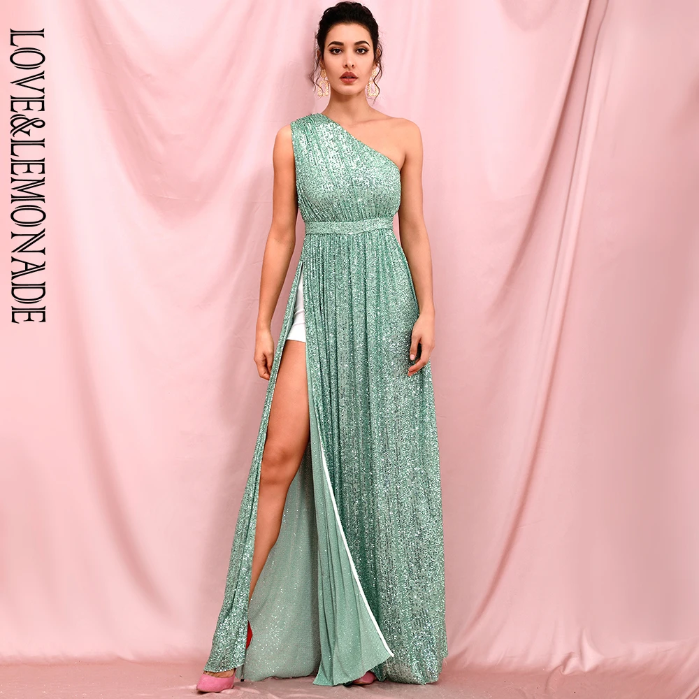 light green strapless dress