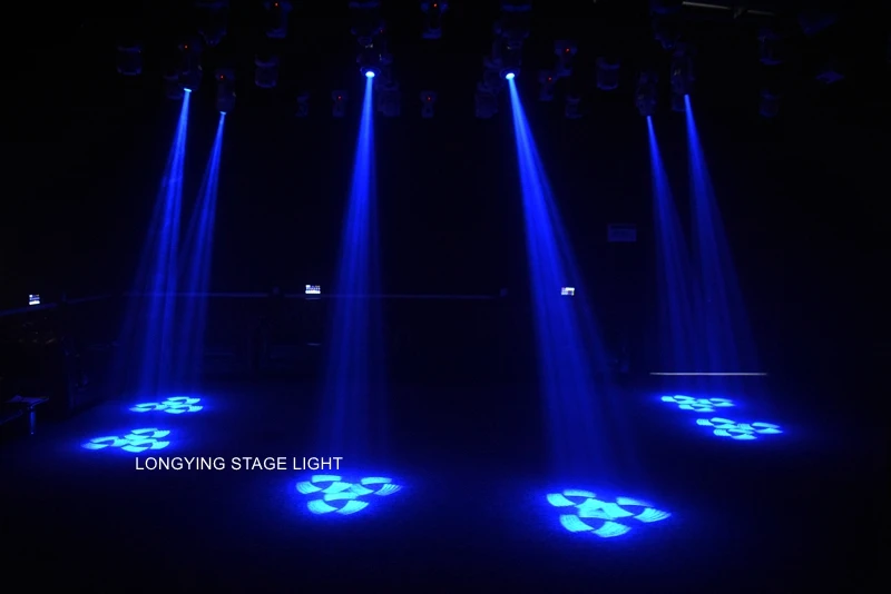 Бесплатная доставка 2 шт./лот 60 Вт + 8*9 Вт светодиодный DMX, размытый движущийся головной свет двойная Призма клуб DJ сценическое освещение