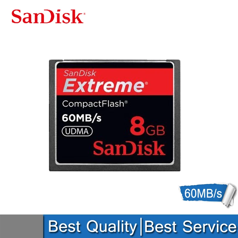 SanDisk cf-карта 8G карта памяти камеры Canon Nikon 50 м/с 30 м/с высокоскоростная cf-карта