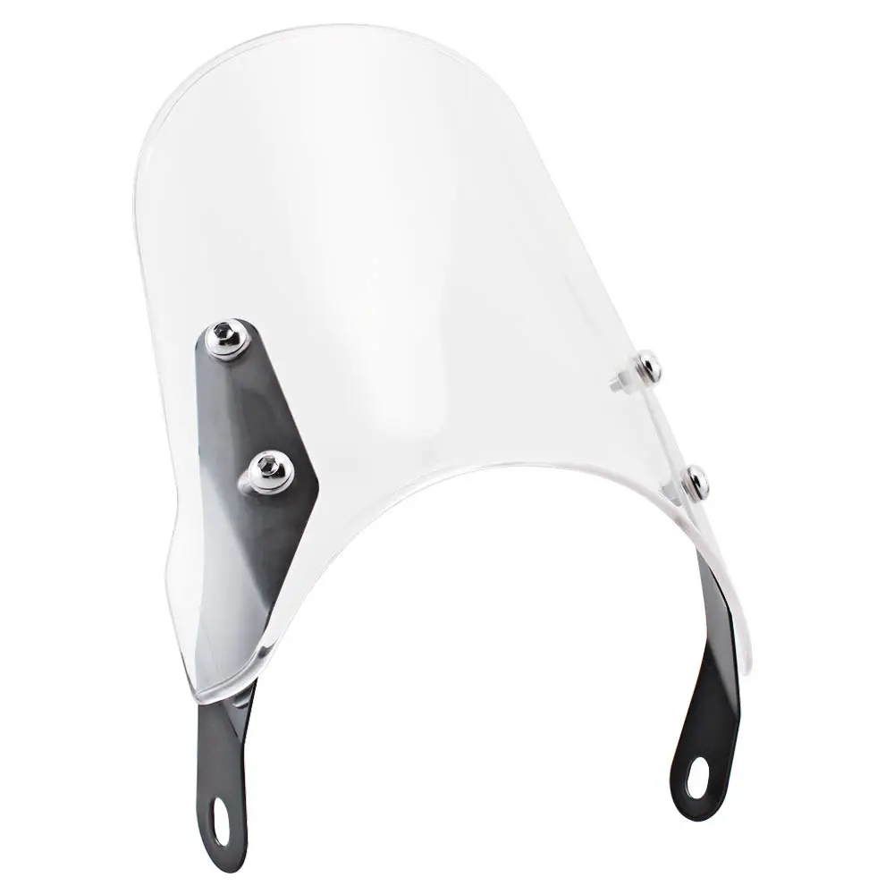 

Clear Windshield Compact Sport Wind Deflector For Triumph Bonneville T100 T120 T 100 T 120 Motorcycle Windscreen