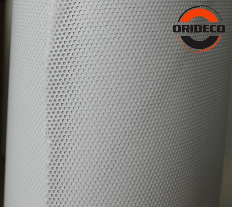White Perforated Mesh Film One Way Vision Film 3