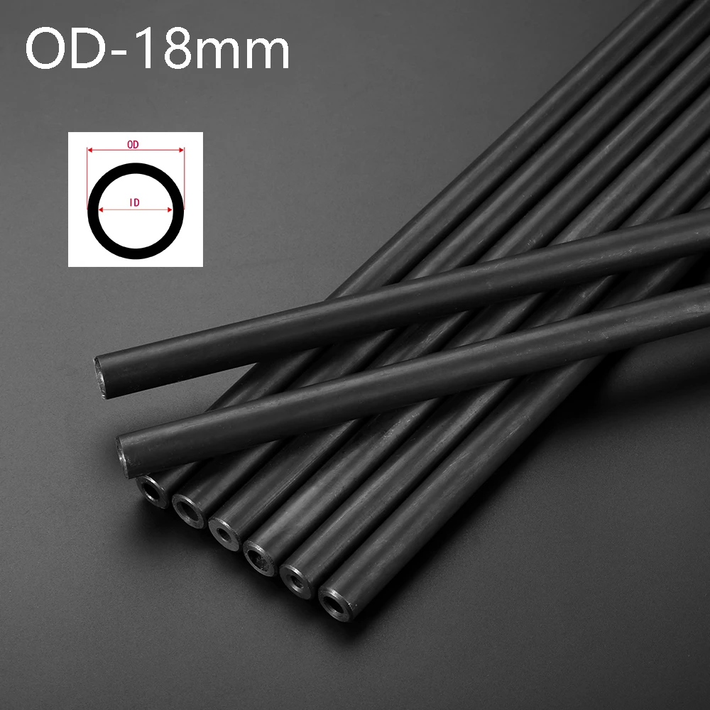 

18mm O/D Hydraulic Alloy Precision Steel Pipe Boiler Explosion-proof DIY Steel Pipe O/D 18mmprint black