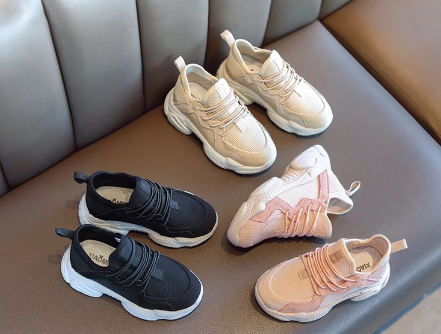 Toddler Casual Sneakers Children Mesh Shoes Baby Girls Soft Sport Sneakers Boys White Brand Shoes Fashion Trainers Spring