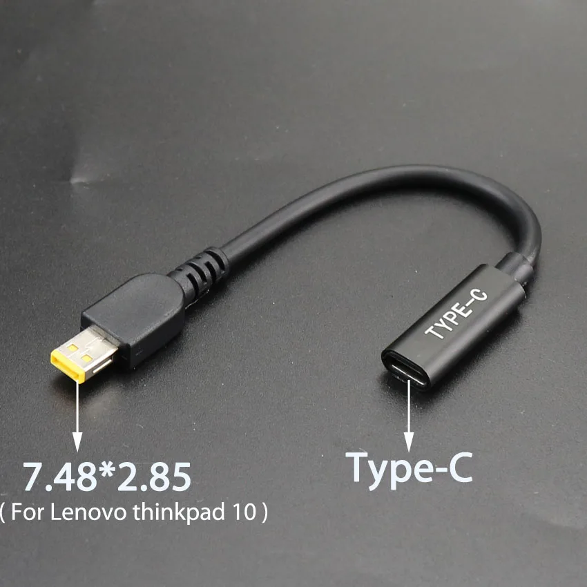 c, quadrado, para lenovo thinkpad 10, helix, plugue quadrado, 20v