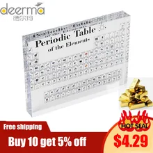 

New Acrylic Periodic Table Display With Real Elements Kids Teaching School Day Birthday Gifts Chemical Element Display Home Deco