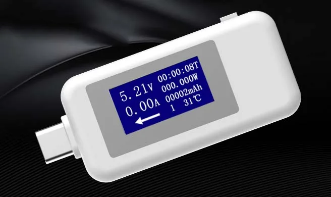 KWS-1802C Многофункциональный USB тестер тип-c зарядное устройство детектор цифровой вольтметр Амперметр измерители напряжения