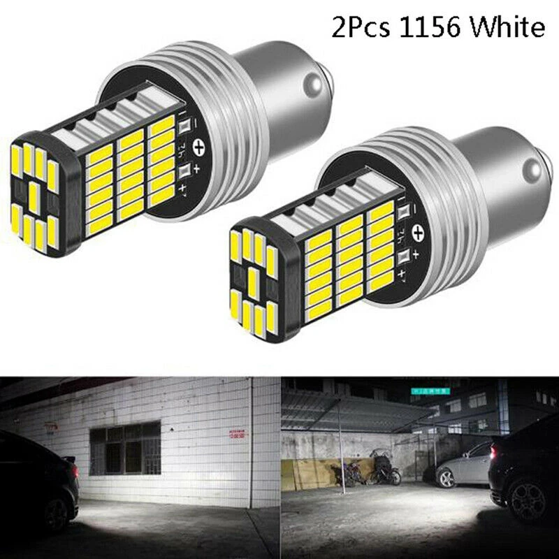 2X 1156LED Canbus 15 SMD BA15S P21W высокой мощности белый 6000K автомобильный стоп-сигнал |