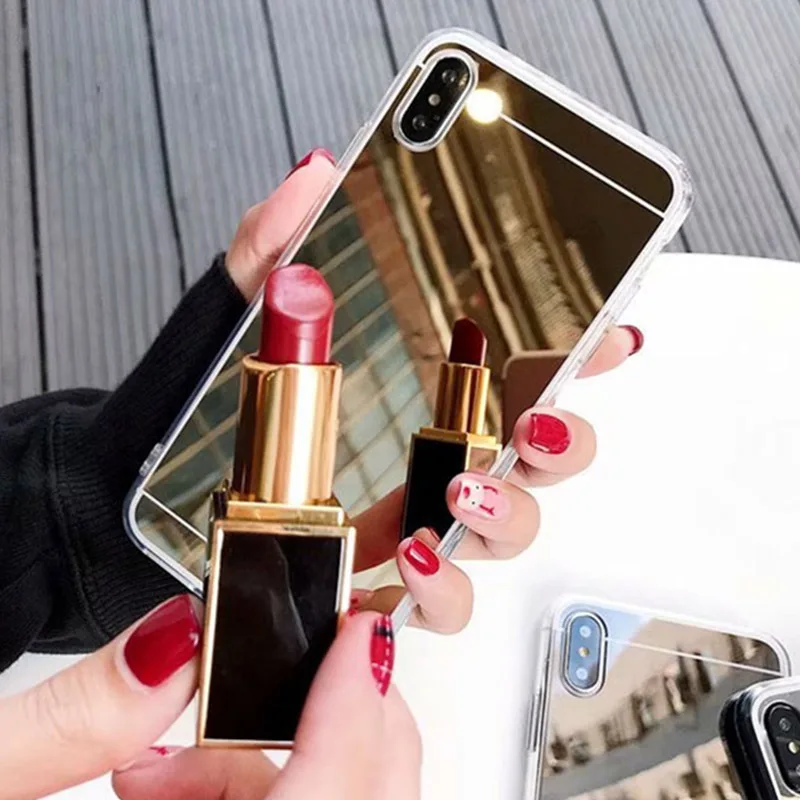 SemgCeKen luxury glitter mirror soft tpu back phone case for Huawei p smart plus 2019 silicone silicon coque cases cover |