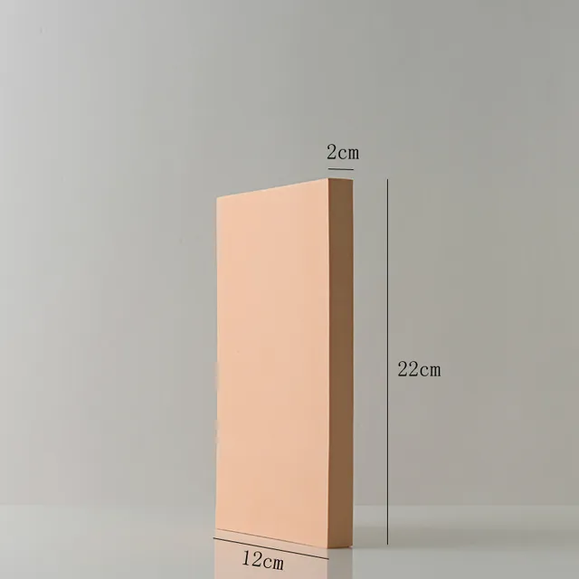 Cube Photo Props INS 3D Ornaments Jewelry Shooting Cosmetics Posing Photography Background Props Orange cuboid