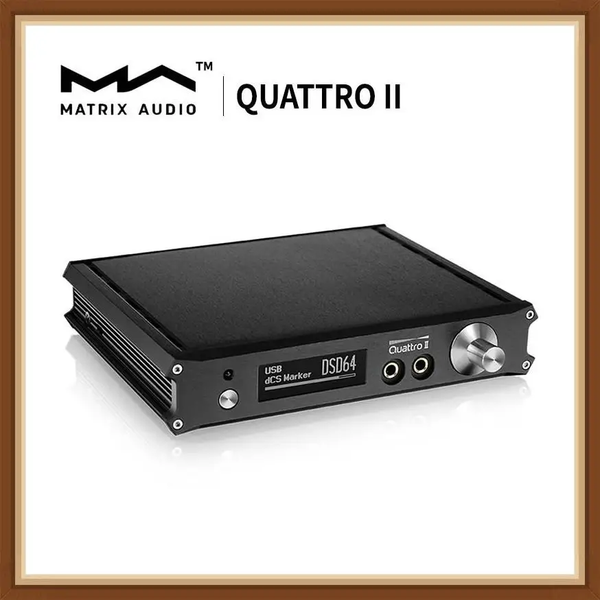 

MATRIX QUATTRO II 32Bit/384kHz Balanced Hifi Music DAC & Pre Amp & Headphone Amplifier with Remote Control