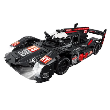 

1908Pcs Static Version Stacking Blocks MOC Racing Car Building Block Construction Toy Assembly Vehicle Model