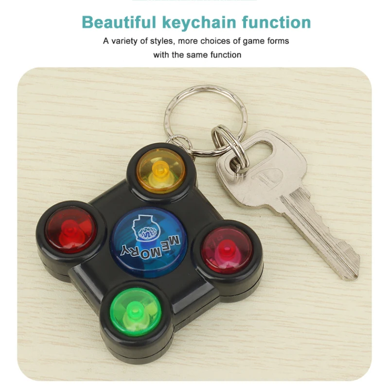 Keychain Children Compact Handheld Toy Best-selling Mini Keychain Console Nostalgic Cartoon Mini Pocket-sized High Demand Puzzle