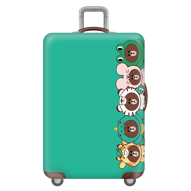 P Luggage cover Эластичный Чехол для багажа, защитный чехол на колесиках, чехол для костюма, пылезащитный чехол For18-32 дюймов, Защитные чехлы для багажа, аксессуары для путешествий - Цвет: P Luggage cover