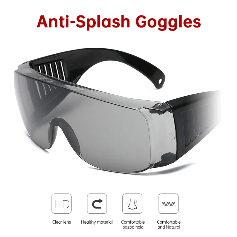 

Safety Protective Glasses Eye Protection Anti-splash Goggles Impact-Resistant Safety Goggles for spittle Multi-function protect