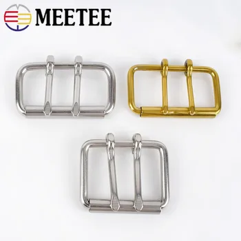 

1PC ID52/60/102mm Stainless Steel Double Needle Belt Buckles Anti-allergy Metal Pin Buckle Head DIY Belts Bag Hardware Accessory