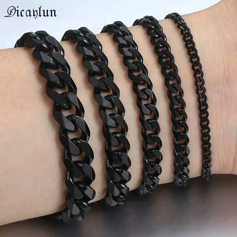 Dicaylun Miami Cuban Link Bracelet Men 